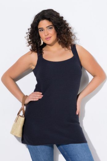 Plus size veliki brojevi Majica bez rukava pletena za punije