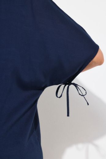 Plus size veliki brojevi Bluza polu rukava šireg kroja za punije