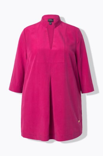 Plus size veliki brojevi Bluza s 3/4 rukavima V izreza za punije