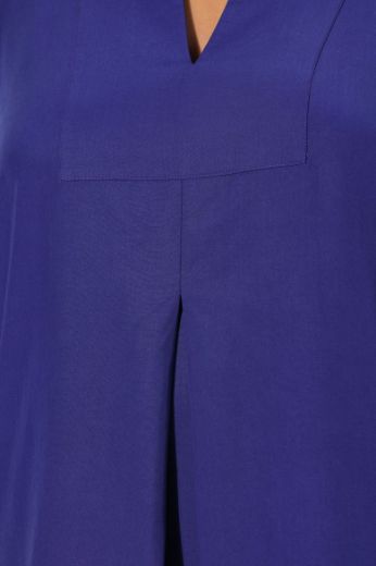 Plus size veliki brojevi Bluza s 3/4 rukavima V izreza za punije