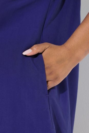 Plus size veliki brojevi Bluza s 3/4 rukavima V izreza za punije