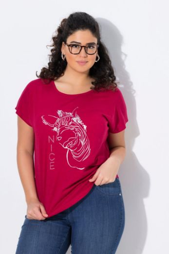 Plus size veliki brojevi Majica kratkih rukava okruglog izreza za punije