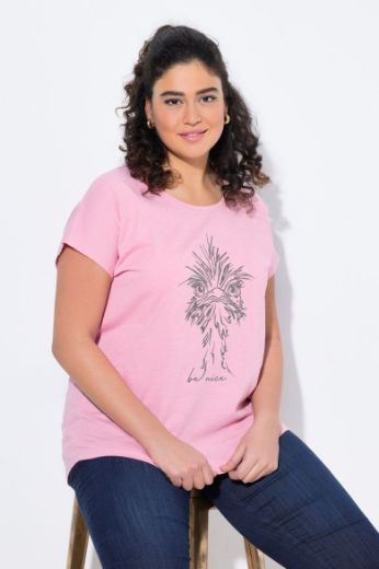 Plus size veliki brojevi Majica kratkih rukava okruglog izreza za punije