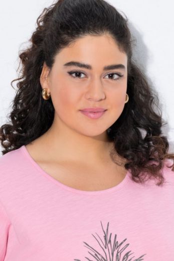Plus size veliki brojevi Majica kratkih rukava okruglog izreza za punije