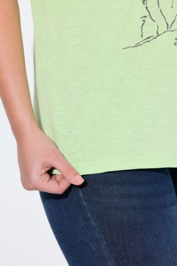 Plus size veliki brojevi Majica kratkih rukava okruglog izreza za punije
