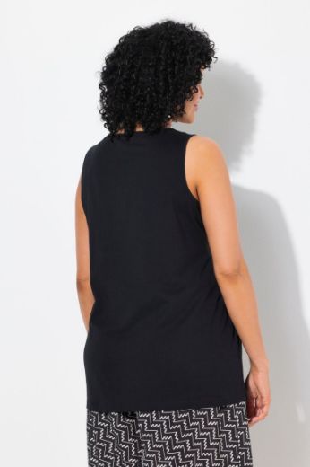 Plus size veliki brojevi Majica bez rukava A kroja za punije