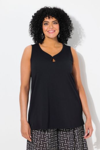 Plus size veliki brojevi Majica bez rukava A kroja za punije