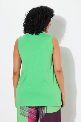 Plus size veliki brojevi Majica bez rukava A kroja za punije