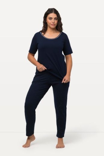 Plus size veliki brojevi Pidžama s kratkim rukavima i dugim nogavicama za punije