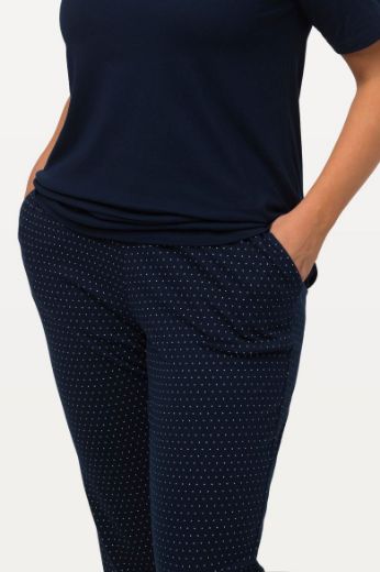 Plus size veliki brojevi Pidžama s kratkim rukavima i dugim nogavicama za punije