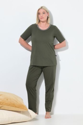 Plus size veliki brojevi Pidžama s kratkim rukavima i dugim nogavicama za punije