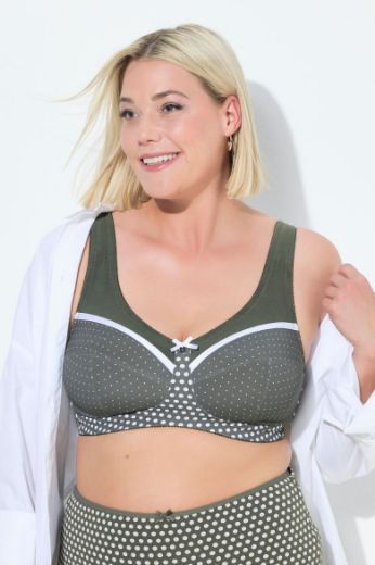 Plus size veliki brojevi Grudnjak bez žica širokih naramenica za punije