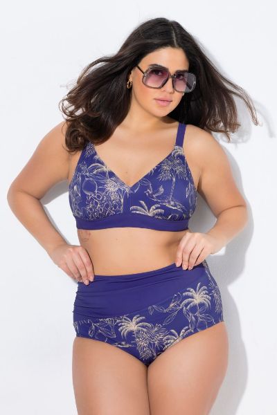 Veliki brojevi Kupaći kostim dvodijelni bikini moda za punije