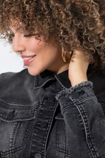 Plus size veliki brojevi Jakna od trapera za punije