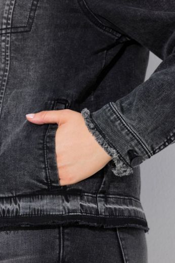 Plus size veliki brojevi Jakna od trapera za punije