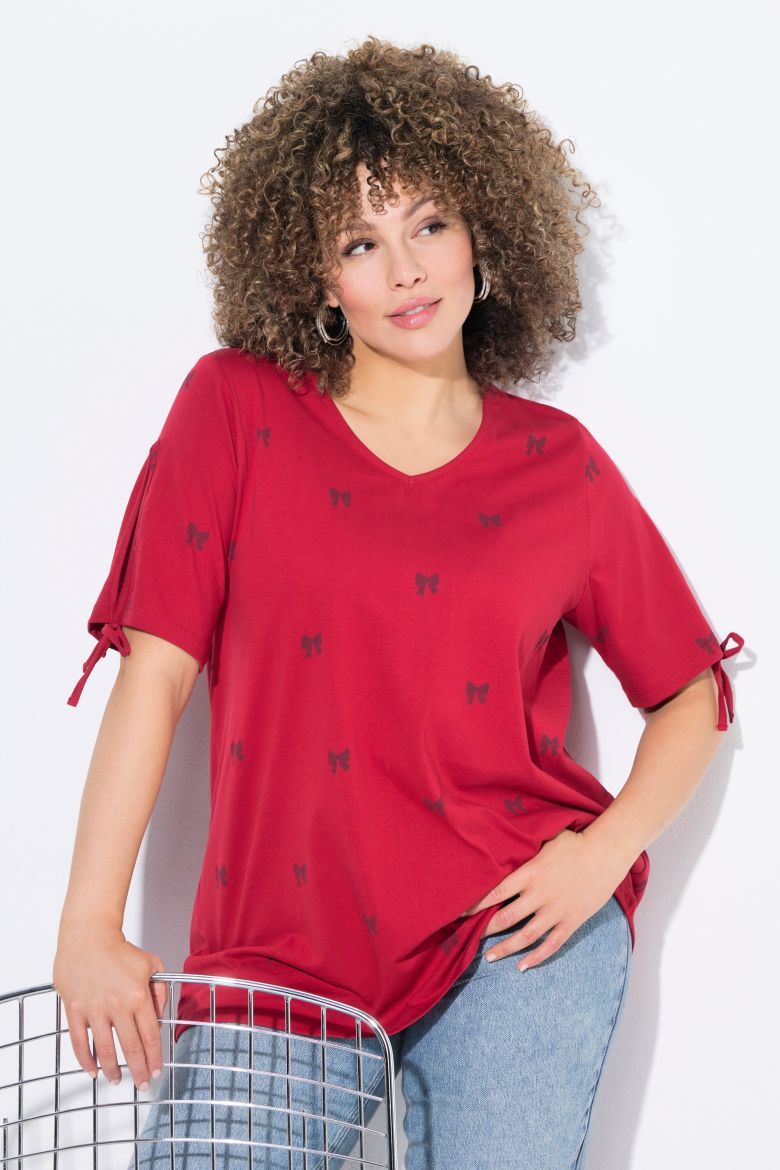 Plus size veliki brojevi Majica kratkih rukava A kroja za punije