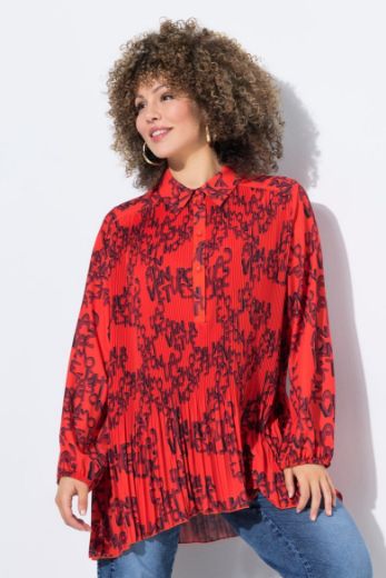 Plus size veliki brojevi Bluza dugih rukava A kroja za punije