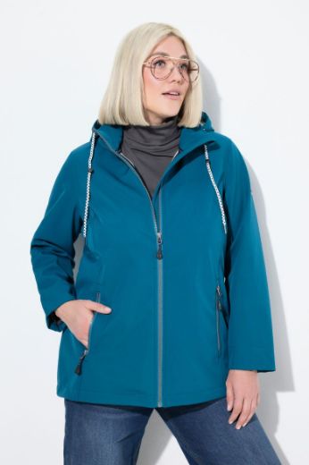 Plus size veliki brojevi Jakna vodoodbojna s odvojivom kapuljačom za punije