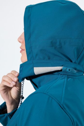 Plus size veliki brojevi Jakna vodoodbojna s odvojivom kapuljačom za punije