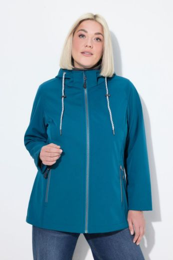 Plus size veliki brojevi Jakna vodoodbojna s odvojivom kapuljačom za punije
