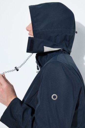 Plus size veliki brojevi Jakna vodoodbojna s odvojivom kapuljačom za punije