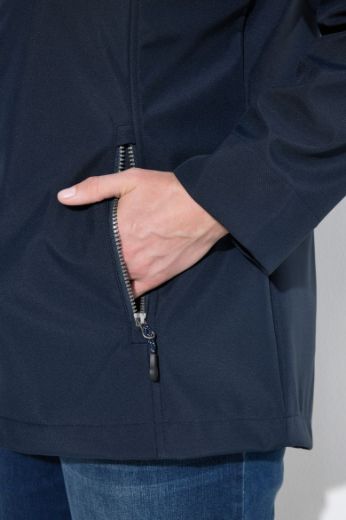 Plus size veliki brojevi Jakna vodoodbojna s odvojivom kapuljačom za punije