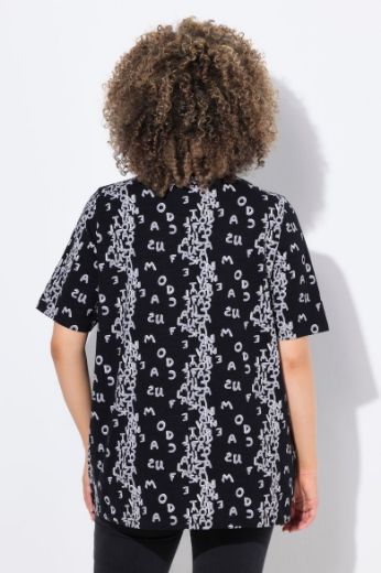 Plus size veliki brojevi Majica kratkih rukava V ovratnika za punije