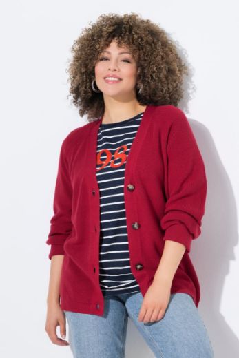 Plus size veliki brojevi Kardigan na kopčanje za punije