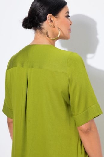 Plus size veliki brojevi Bluza kratkih rukava s okruglim izrezom za punije