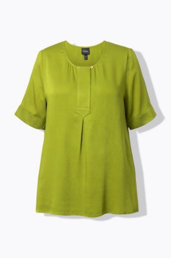 Plus size veliki brojevi Bluza kratkih rukava s okruglim izrezom za punije