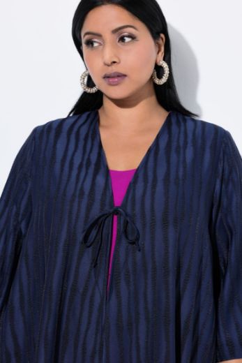 Plus size veliki brojevi Jakna lagana s 3/4 rukavima za punije
