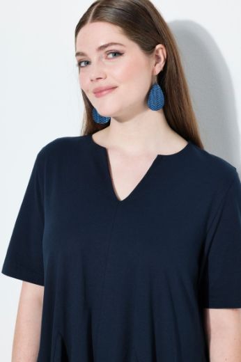 Plus size veliki brojevi Tunika kratkih rukava A kroja za punije