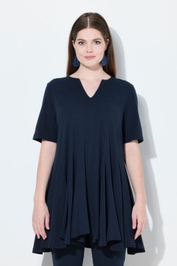 Plus size veliki brojevi Tunika kratkih rukava A kroja za punije