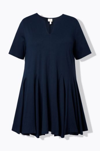 Plus size veliki brojevi Tunika kratkih rukava A kroja za punije