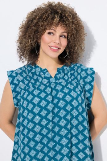 Plus size veliki brojevi Bluza bez rukava A kroja za punije
