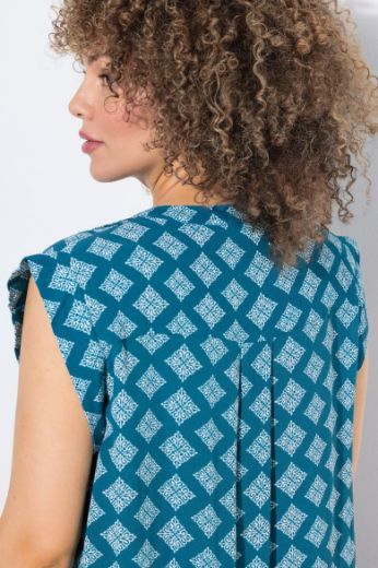 Plus size veliki brojevi Bluza bez rukava A kroja za punije
