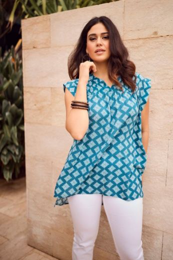 Plus size veliki brojevi Bluza bez rukava A kroja za punije