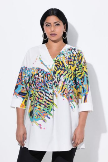 Plus size veliki brojevi Tunika 3/4 rukava za punije