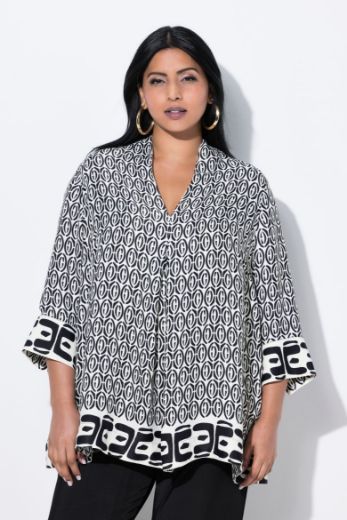 Plus size veliki brojevi Tunika 3/4 rukava za punije