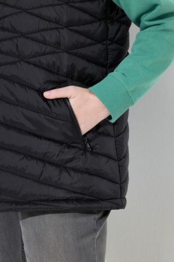 Plus size veliki brojevi Prsluk prošiveni za punije