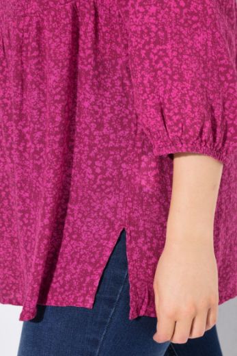 Plus size veliki brojevi Bluza s 3/4 rukavima A kroja za punije