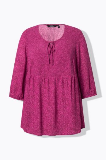 Plus size veliki brojevi Bluza s 3/4 rukavima A kroja za punije