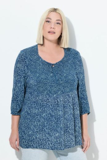 Plus size veliki brojevi Bluza s 3/4 rukavima A kroja za punije