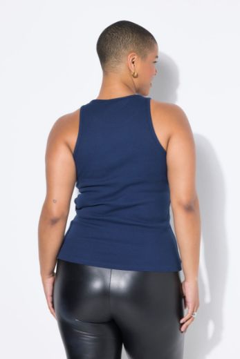 Plus size veliki brojevi Majica bez rukava okruglog izreza za punije