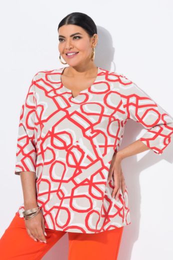 Plus size veliki brojevi Majica 3/4 rukava za punije