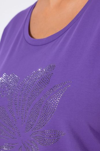 Plus size veliki brojevi Majica kratkih rukava okruglog ovratnika za punije