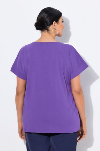 Plus size veliki brojevi Majica kratkih rukava okruglog ovratnika za punije