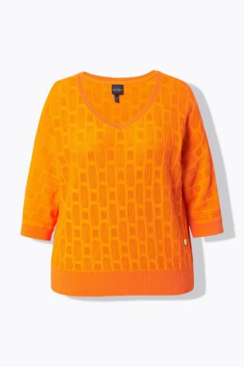 Plus size veliki brojevi Pulover 3/4 rukava V ovratnika za punije