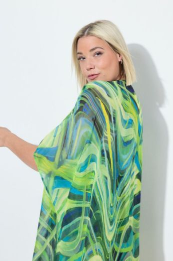 Plus size veliki brojevi Tunika polu rukava od šifona za punije