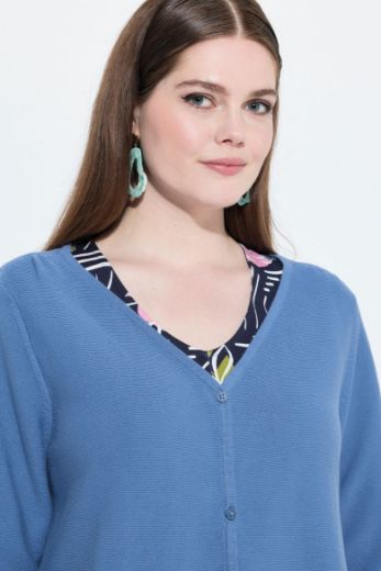 Plus size veliki brojevi Kardigan s 3/4 rukavima za punije
